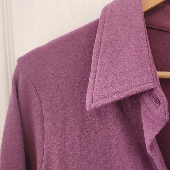 Purple Button-Up Shirt/Shacket - Picture 4 of 4